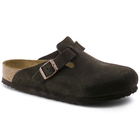 BIRKENSTOCK BOSTON SOFT FOOTBED MOCHA - ADULTS - Lamey Wellehan Shoes