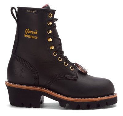 CHIPPEWA TINSLEY STEEL TOE LOGGER BLACK - WOMENS - Lamey Wellehan