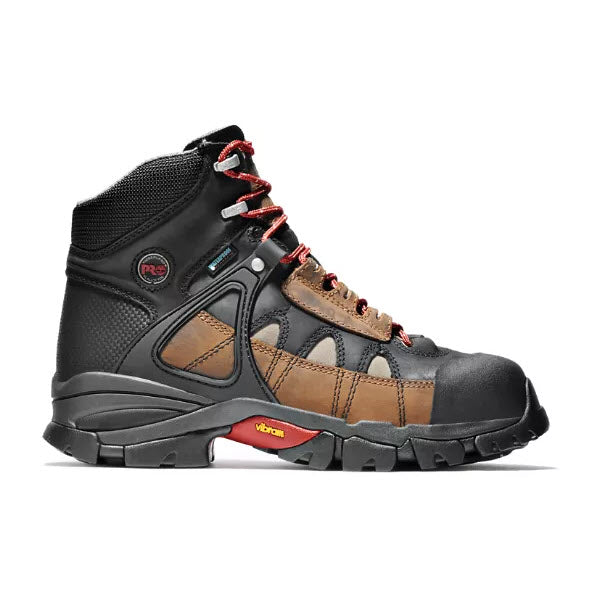 TIMBERLAND PRO HYPERION ALLOY TOE WP BOOT BLACK/BROWN - MENS
