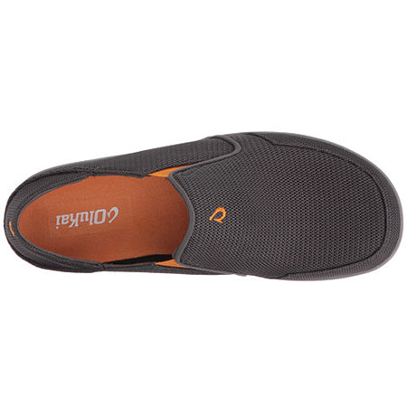 OluKai Men\'s Nohea Mesh Slip On Shoes Black Orange Size 11.5 Men main image 2