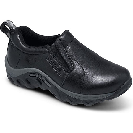 MERRELL JUNGLE MOC LEATHER BLACK - KIDS - Lamey Wellehan Shoes