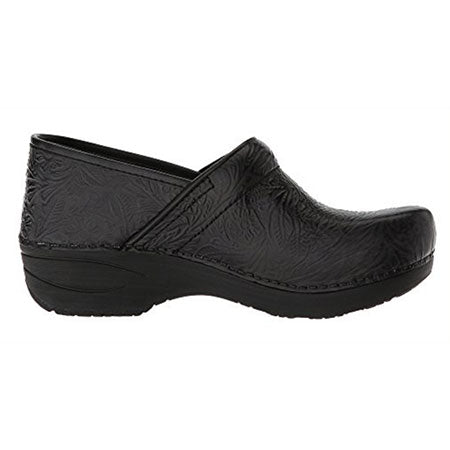 DANSKO XP FLORAL TOOLED BLACK WOMENS Lamey Wellehan Shoes