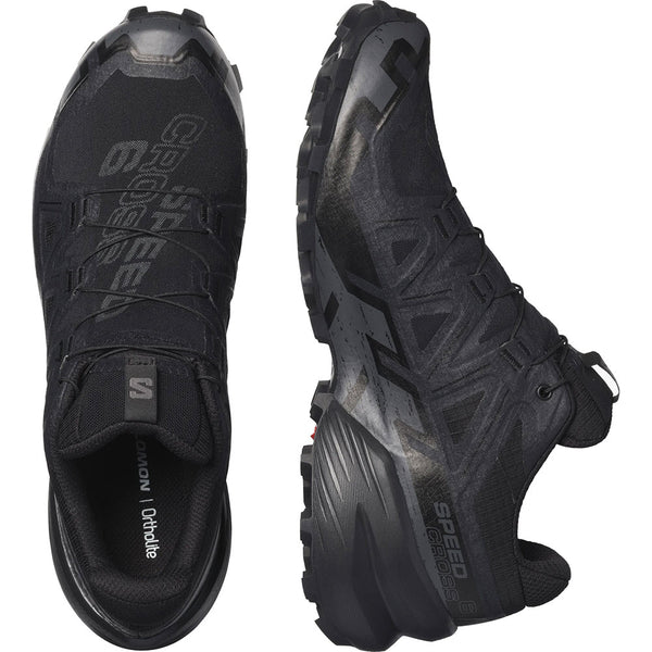 SALOMON SPEEDCROSS 6 GTX BLACK - MENS - Lamey Wellehan Shoes