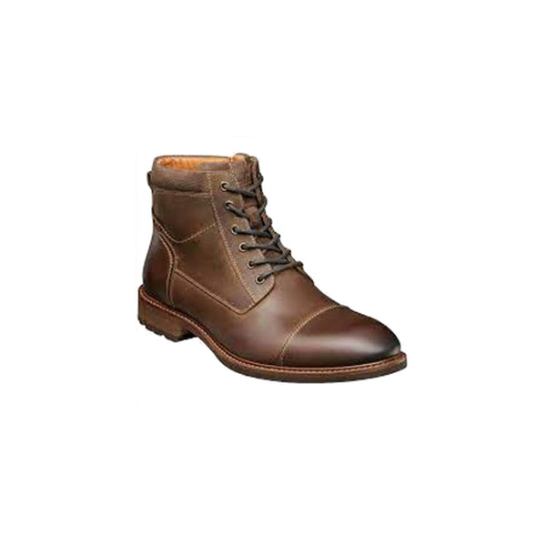 FLORSHEIM LODGE CAP TOE LACE UP CRAZY HORSE - MENS - Lamey