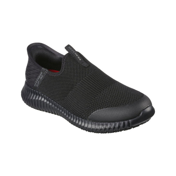 SKECHERS CESSNOCK SLIP ON WORK BLACK TEXTILE - WOMENS - Lamey
