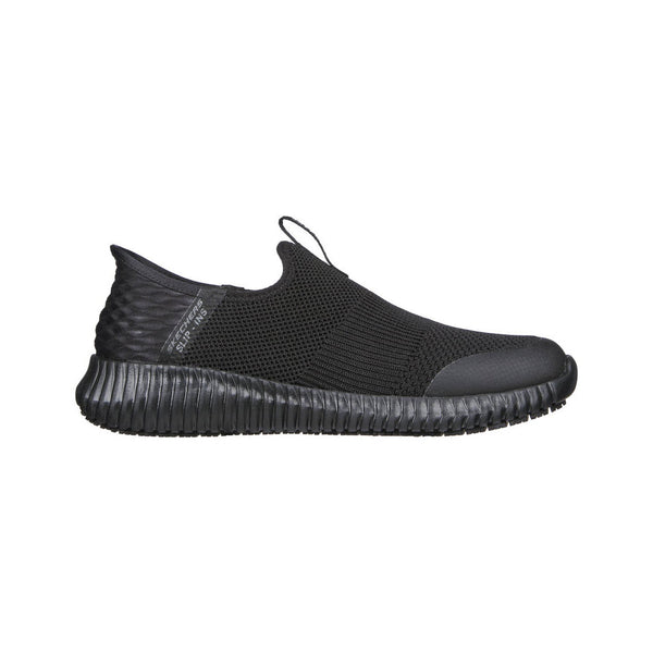 SKECHERS CESSNOCK SLIP ON WORK BLACK TEXTILE - WOMENS - Lamey