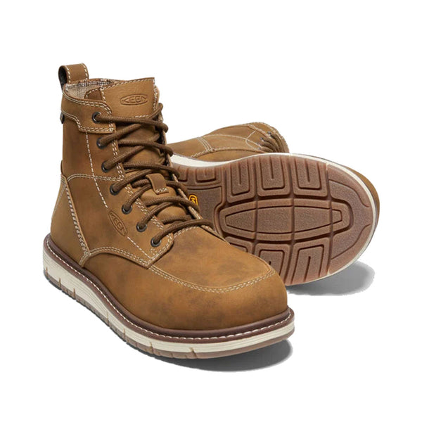 KEEN ST SAN JOSE 6 INCH WATERPROOF ALMOND GUM - WOMENS - Lamey