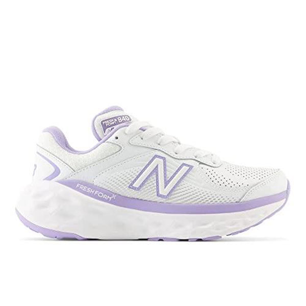 NEW BALANCE FRESH FOAM X 840F WHITE/LILAC - WOMENS - Lamey