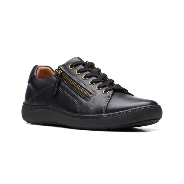 CLARKS NALLE LACE BLACK/BLACK - WOMENS - Lamey Wellehan Shoes