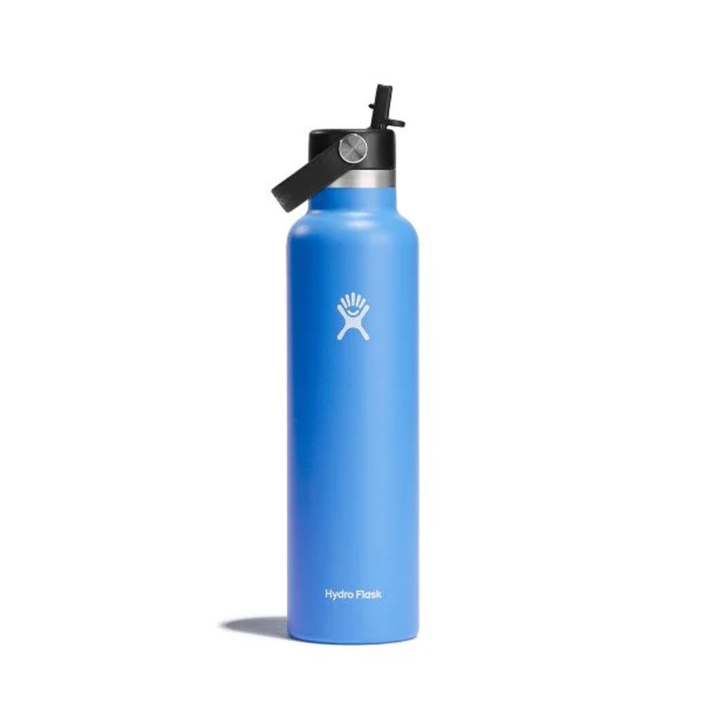 HYDRO FLASK 24OZ STANDARD HYDRATION WITH FLEX STRAW CAP CASCADE by Hydro Flask, isolated on a white background.