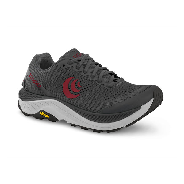 TOPO ULTRAVENTURE 3 GREY/RED - MENS - Lamey Wellehan Shoes