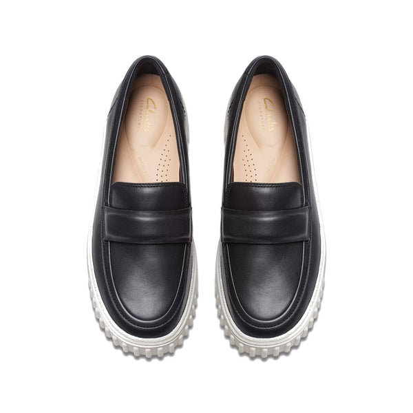 CLARKS MAYHILL COVE BLACK LEATHER - WOMENS - Lamey Wellehan 
