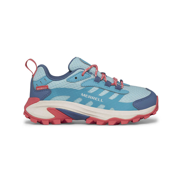 MERRELL MOAB SPEED 2 LOW WTRPF TURQUOISE/CORAL - KIDS - Lamey