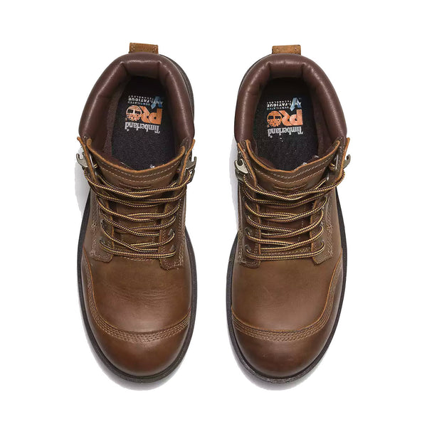 TIMBERLAND SOFT TOE WHITMAN 6 INCH WATERPROOF BOOT COPPER - MENS