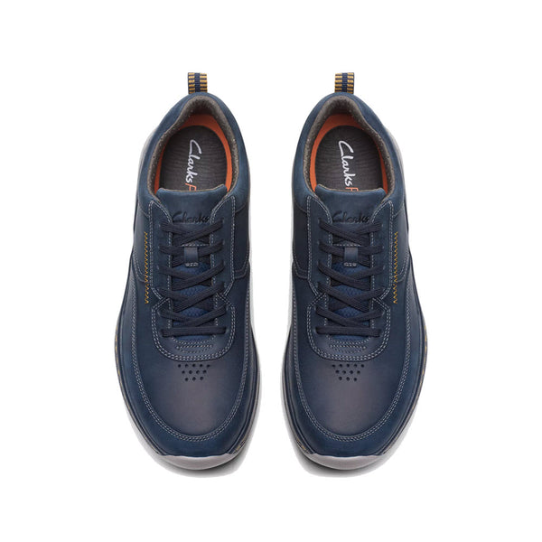 Clarks Sneaker ClarksPro Lace Navy Leather voor slechts €99 | Van Driel Schoenen Clarks Sneaker ClarksPro Lace Navy Leather voor slechts €99 | Van Driel Schoenen