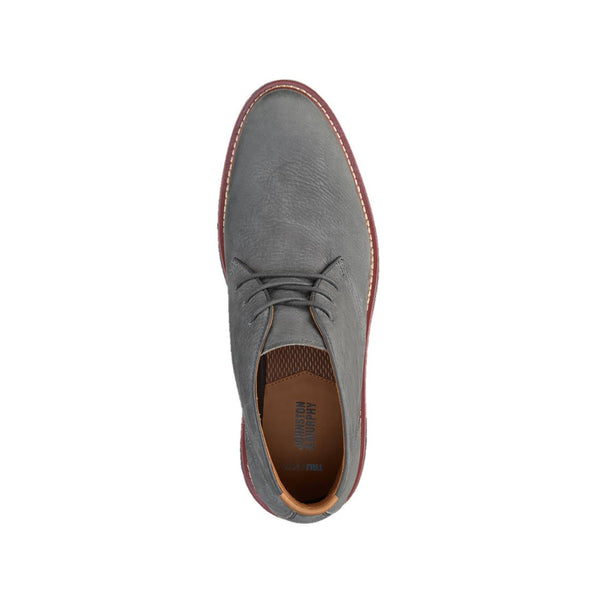 JOHNSTON AND MURPHY UPTON CHUKKA GRAY NUBUCK- MENS - Lamey