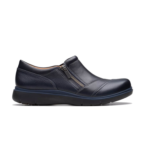 CLARKS CERTINA PURE NAVY - WOMENS - Lamey Wellehan Shoes