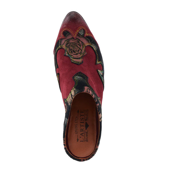 LARTISTE LADYSLIDE SHINE BORDEAUX - WOMENS - Lamey Wellehan Shoes