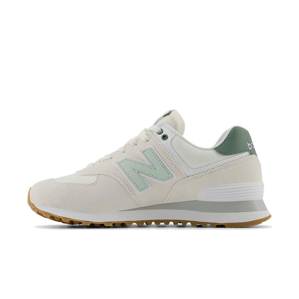 NEW BALANCE 574 SEA SALT/NEW SPRUCE - WOMENS - Lamey Wellehan Shoes