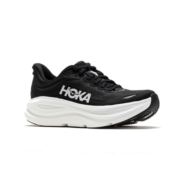 HOKA BONDI 9 BLACK/WHITE - WOMENS - Lamey Wellehan Shoes