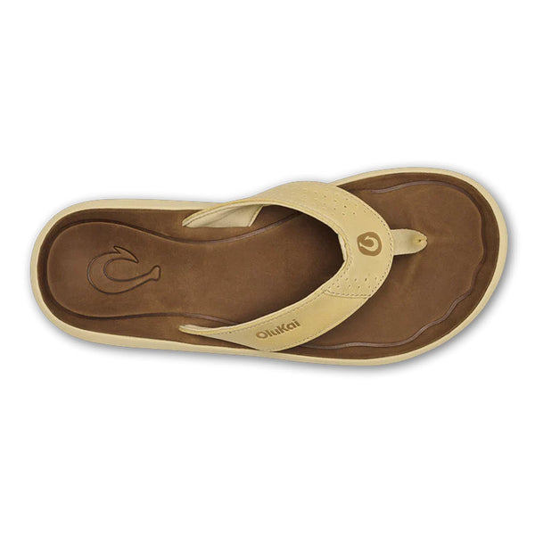 OLUKAI PILI FLIP FLOP TOASTED COCONUT TAN - MENS - Lamey Wellehan