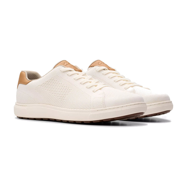 CLARKS MAPSTONE LACE WHITEKNIT - MENS - Lamey Wellehan Shoes