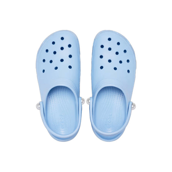 CROCS CLASSIC PLATFORM PEARL CLOG BLUE CALCITE - WOMENS - Lamey