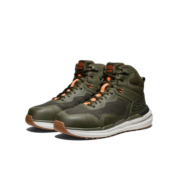 KEEN COMPOSITE TOE 6 INCH SYNCHRO MID WATERPROOF FOREST NIGHT GUM