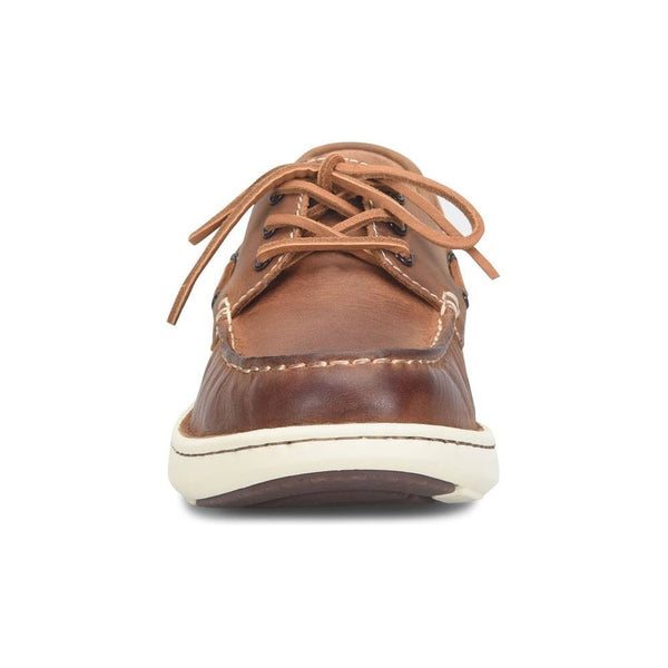 BORN MARINER 3 EYE LACE BOAT SHOE TAN - MENS - Lamey Wellehan Shoes
