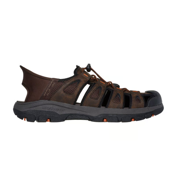 SKECHERS SLIP INS FISHERMAN SANDAL CHOCOLATE - MENS - Lamey