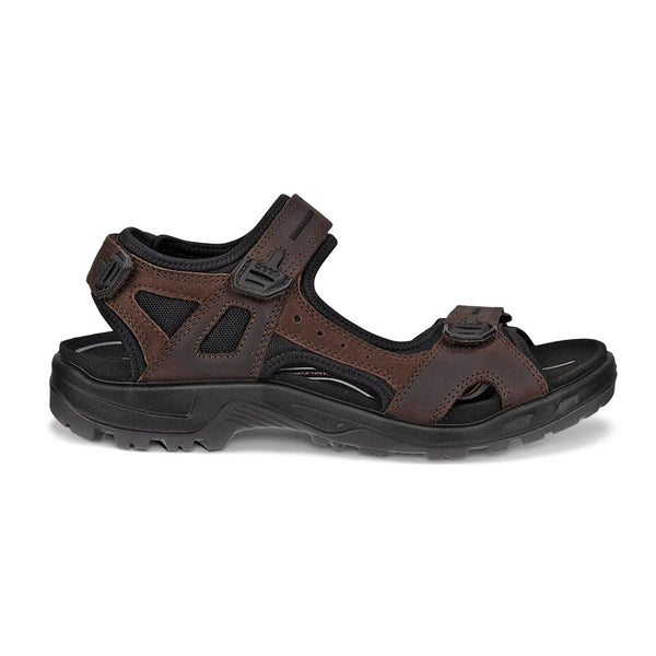 ECCO YUCATAN SANDAL MOCHA - MENS - Lamey Wellehan Shoes
