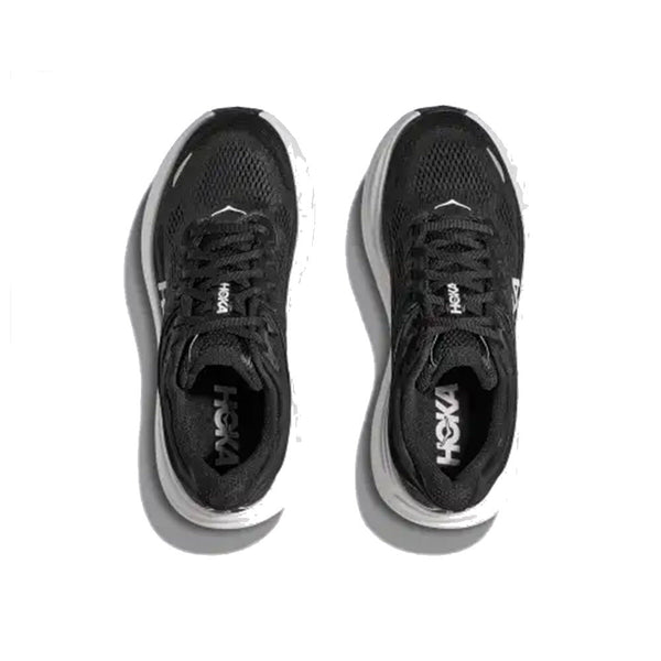 HOKA BONDI 9 BLACK/WHITE - MENS - Lamey Wellehan Shoes