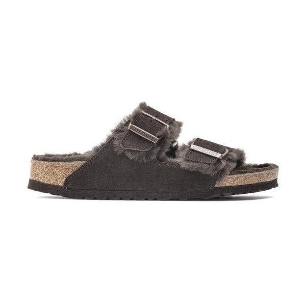 BIRKENSTOCK ARIZONA SHEARLING MOCHA/MOCHA - WOMENS - Lamey