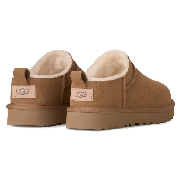 UGG W SCALLOPED MOC 9 CHE★キャメル新品26センチ UGG CLASSIC MICRO CHESTNUT - WOMENS - Lamey Wellehan Shoes
