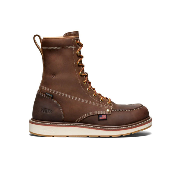 KEEN COMPOSITE TOE 8 INCH LIBERTY 90 DEGREE WATERPROOF USA BOOT