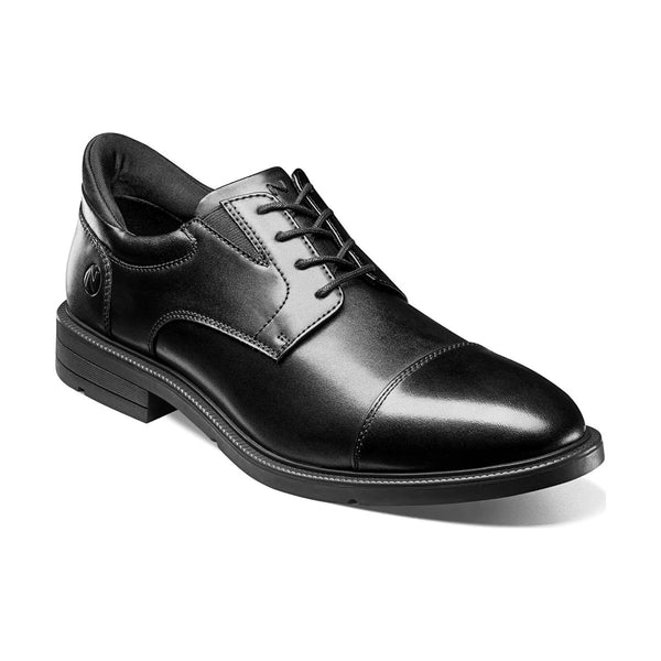 NUNN BUSH KORE EZ ICON CAP TOE OXFORD BLACK- MENS - Lamey Wellehan
