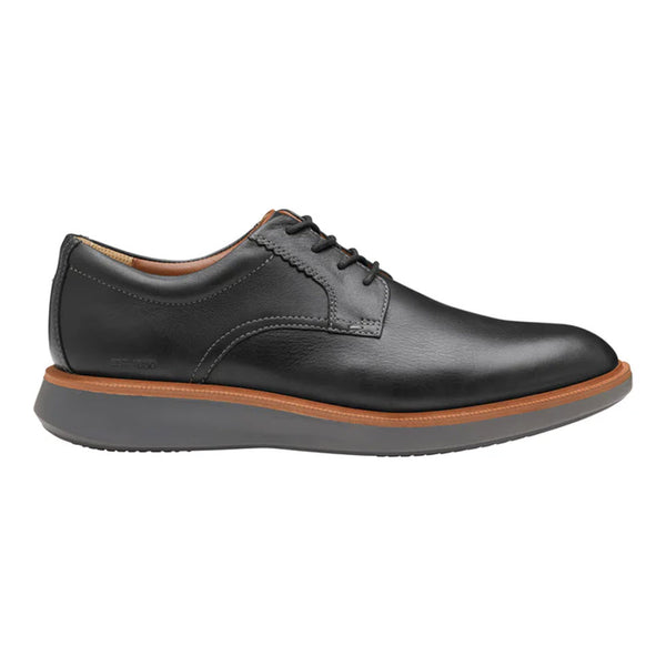 JOHNSTON & MURPHY XC+ PARKER PLAIN TOE OXFORD BLACK - MENS - Lamey