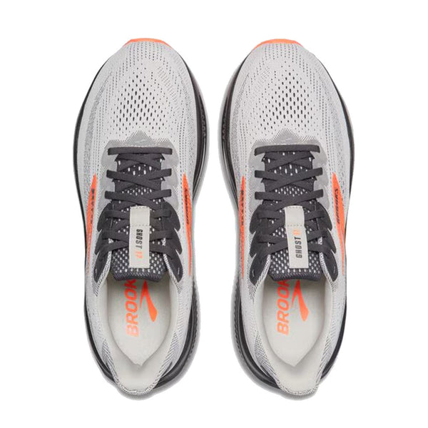 BROOKS GHOST 17 OYSTER MUSHROOM/ORANGE/EBONY - MENS - Lamey