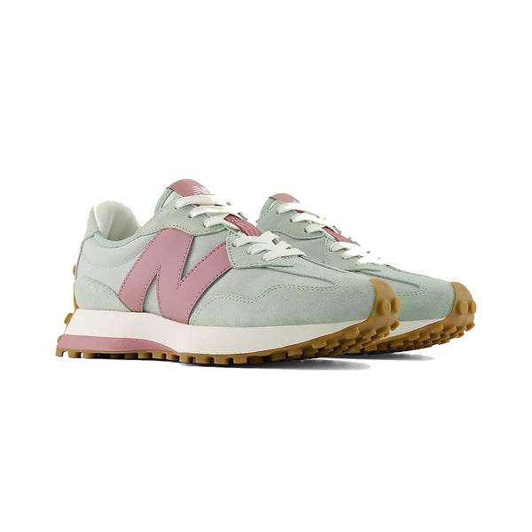 NEW BALANCE 327 LONE STAR GRAY ROSEWOOD - WOMENS - Lamey Wellehan