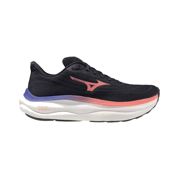 MIZUNO WAVE SKY 9 ODYSSEYGREY/STIRIKING CORAL - WOMENS - Lamey