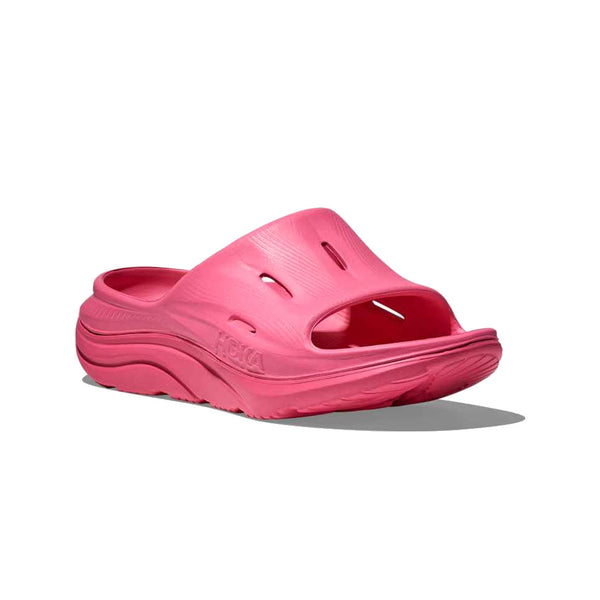 HOKA ORA RECOVERY SLIDE 3 NEON ROSE/NEON - ADULT - Lamey Wellehan