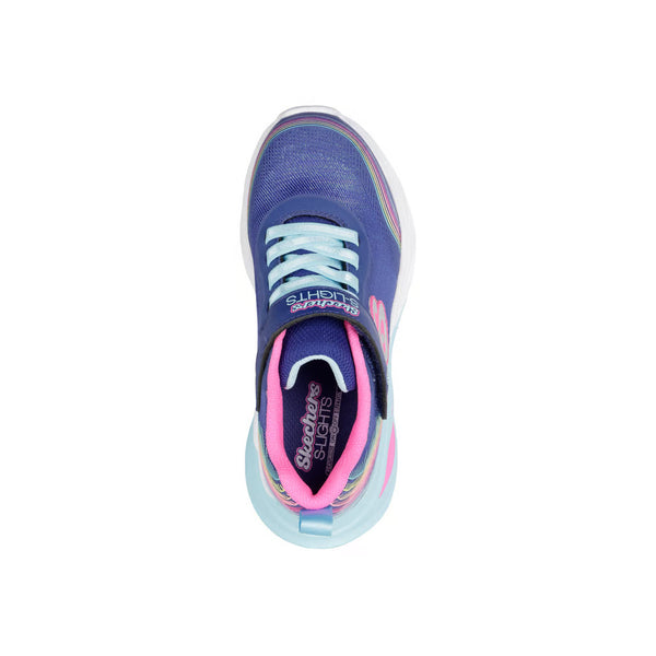 SKECHERS COSMIC GLOW NAVY MULTI - KIDS - Lamey Wellehan Shoes