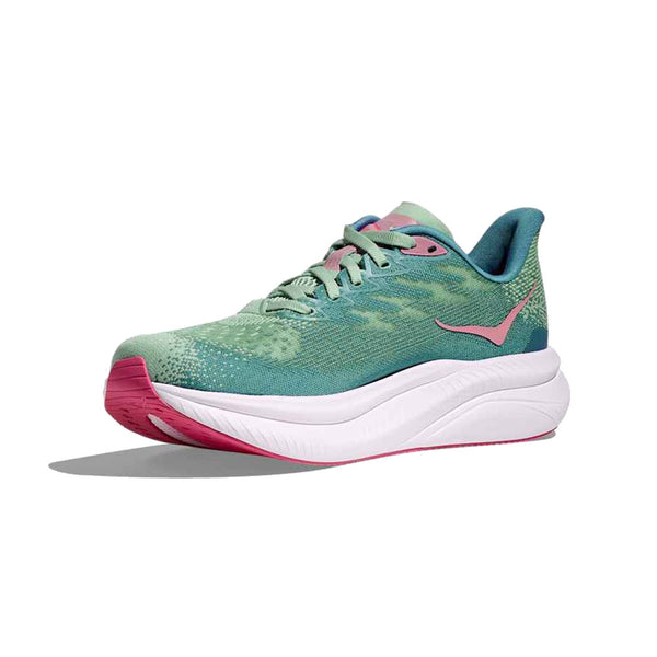 HOKA MACH 6 JADEITE/ALPINE BLUE - WOMENS - Lamey Wellehan Shoes