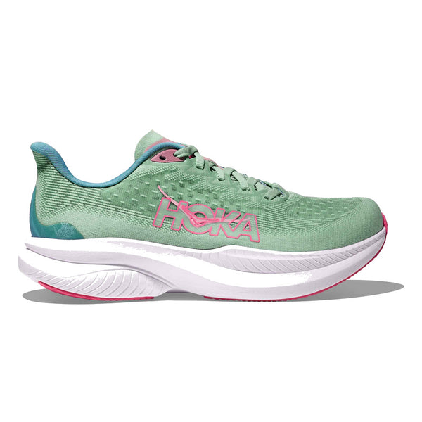 HOKA MACH 6 JADEITE/ALPINE BLUE - WOMENS - Lamey Wellehan Shoes