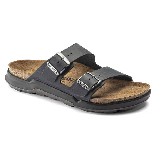 BIRKENSTOCK ARIZONA CROSSTOWN OILED BLACK - MENS - Lamey Wellehan