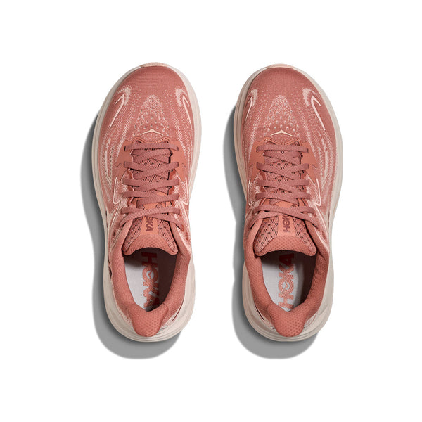 HOKA CLIFTON 10 BLUSH/ROSE LATTE - WOMENS - Lamey Wellehan Shoes