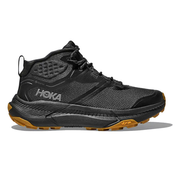 HOKA TRANSPORT HIKE GTX BLACK/BLACK - WOMENS - Lamey Wellehan Shoes