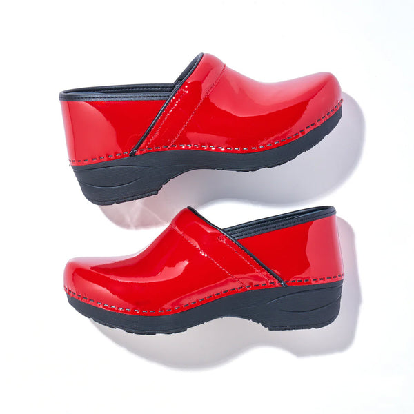 DANSKO XP 2.0 RED PATENT CLOG - WOMENS - Lamey Wellehan Shoes