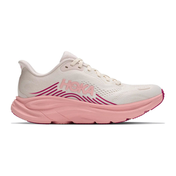 HOKA CLIFTON 11 ROSE CREAM/DEWY PINK - WOMENS - Lamey Wellehan Shoes