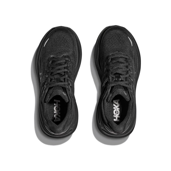 HOKA BONDI 9 BLACK/BLACK - MENS - Lamey Wellehan Shoes
